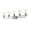 Z-Lite Annora 5 Light Vanity, Chrome & Clear 428-5V-CH - alternate 1